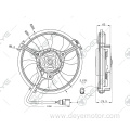 Radiator cooling fan for A4/A84/A6 VW PASSAT